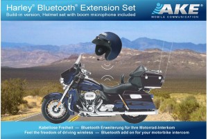 Harley Davidson Bluetooth-Helm Extension Set, Einbauversion mit Bügelmikrofon